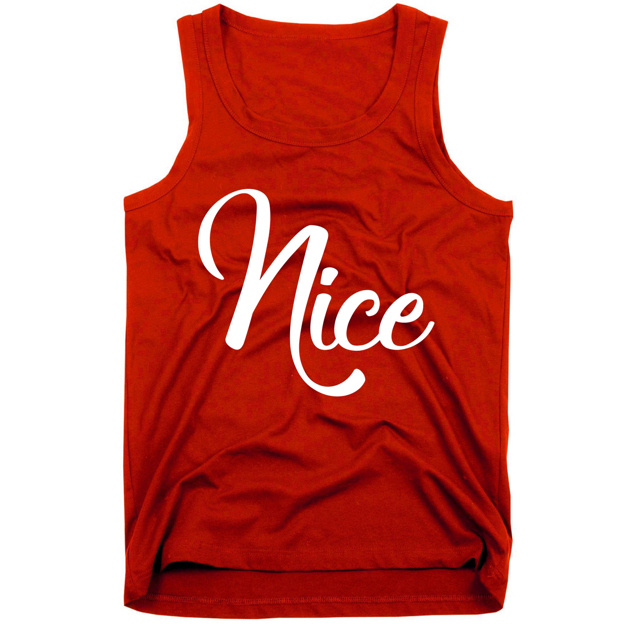 Nice Christmas Couples Naughty and Nice Tank Top
