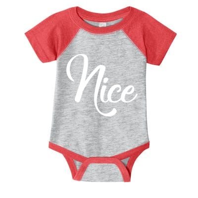 Nice Christmas Couples Naughty and Nice Infant Baby Jersey Bodysuit
