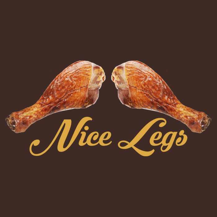 Nice Legs Funny Thanksgiving Turkey Cooling Performance Crew T-Shirt