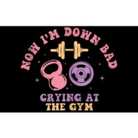 Now IM Down Bad Crying At The Gym Bumper Sticker