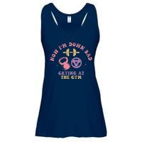 Now IM Down Bad Crying At The Gym Ladies Essential Flowy Tank