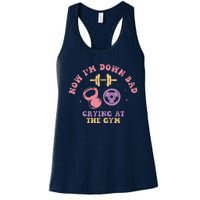 Now IM Down Bad Crying At The Gym Women's Racerback Tank