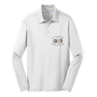 Now Im Down Bad Crying At The Gym Ttpd Silk Touch Performance Long Sleeve Polo