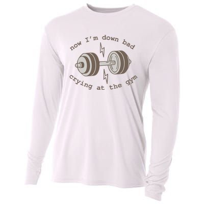 Now Im Down Bad Crying At The Gym Ttpd Cooling Performance Long Sleeve Crew