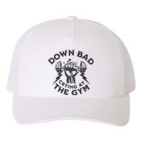 Now Im Down Bad Crying At The Gym Lyrics Ttpd Yupoong Adult 5-Panel Trucker Hat