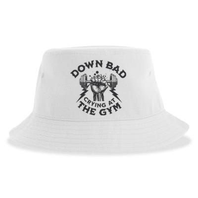 Now Im Down Bad Crying At The Gym Lyrics Ttpd Sustainable Bucket Hat