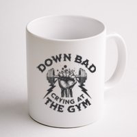 Now Im Down Bad Crying At The Gym Lyrics Ttpd Coffee Mug