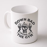 Now Im Down Bad Crying At The Gym Lyrics Ttpd Coffee Mug