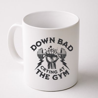 Now Im Down Bad Crying At The Gym Lyrics Ttpd Coffee Mug