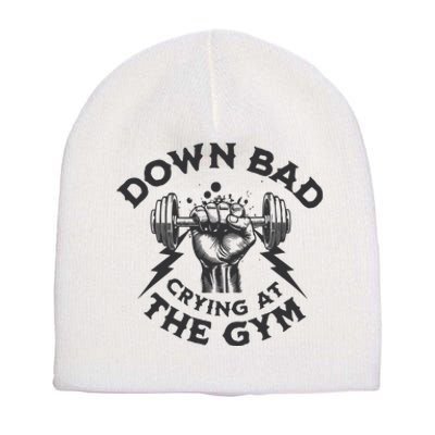 Now Im Down Bad Crying At The Gym Lyrics Ttpd Short Acrylic Beanie