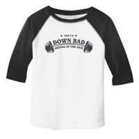 Now Im Down Bad Crying At The Gym Ttpd Album Toddler Fine Jersey T-Shirt