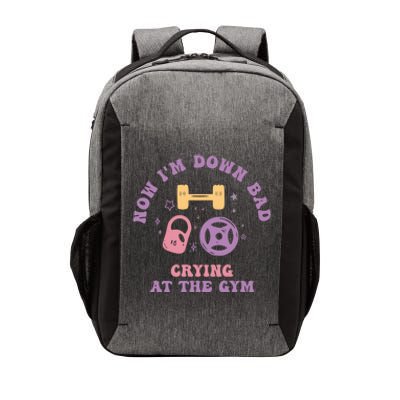 Now IM Down Bad Crying At The Gym Gift Vector Backpack