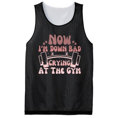 Now IM Down Bad Crying At The Gym Mesh Reversible Basketball Jersey Tank