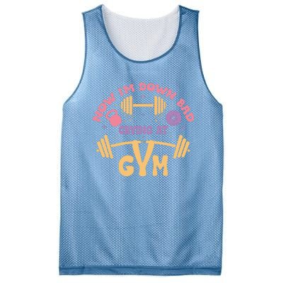 Now IM Down Bad Crying At The Gym Mesh Reversible Basketball Jersey Tank