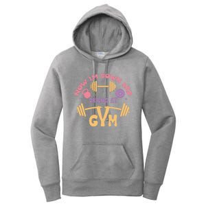 Now IM Down Bad Crying At The Gym Women's Pullover Hoodie