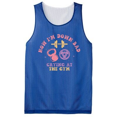 Now IM Down Bad Crying At The Gym Mesh Reversible Basketball Jersey Tank