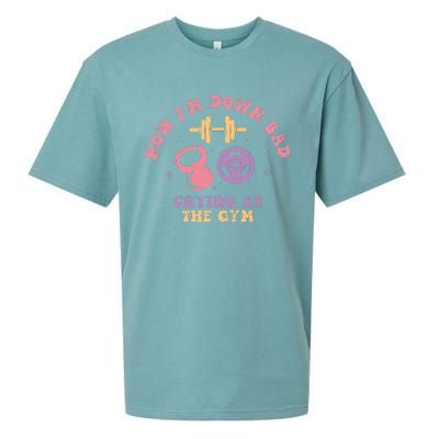 Now IM Down Bad Crying At The Gym Sueded Cloud Jersey T-Shirt