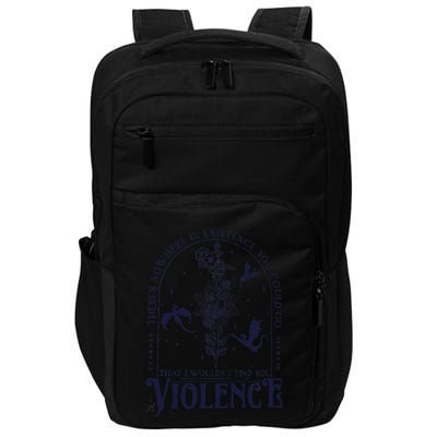 Nowhere In Existence Violence Retro Fantasy Book Dragon Impact Tech Backpack