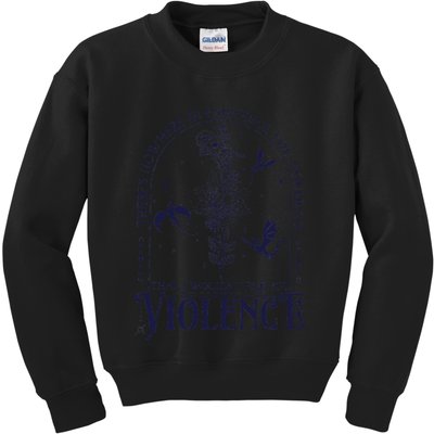 Nowhere In Existence Violence Retro Fantasy Book Dragon Kids Sweatshirt