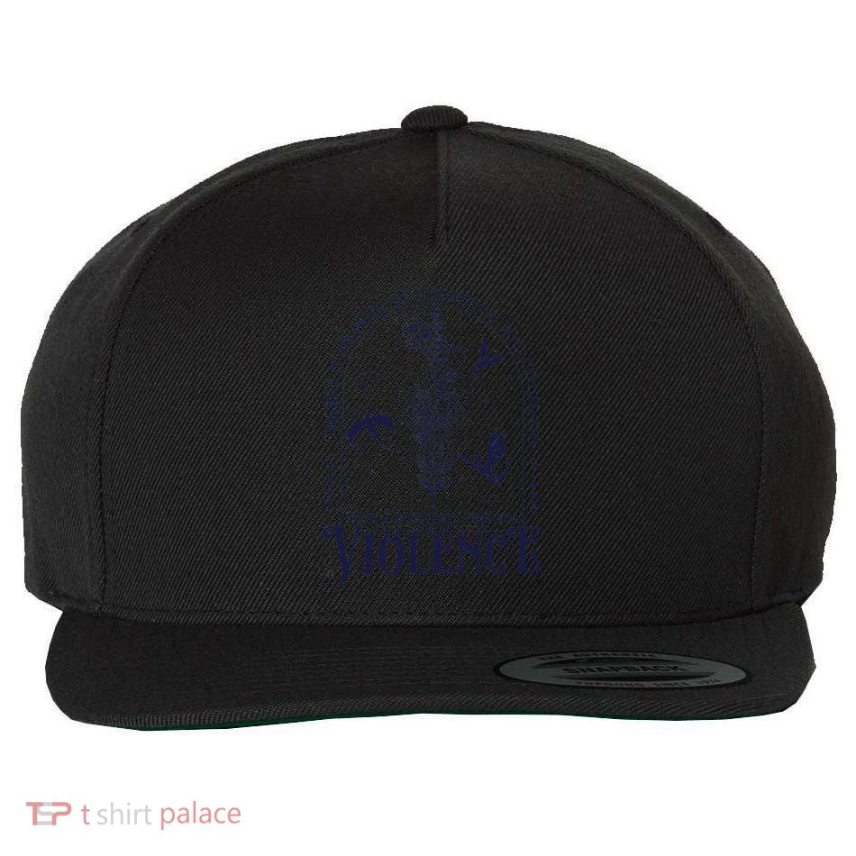 Nowhere In Existence Violence Retro Fantasy Book Dragon Wool Snapback Cap
