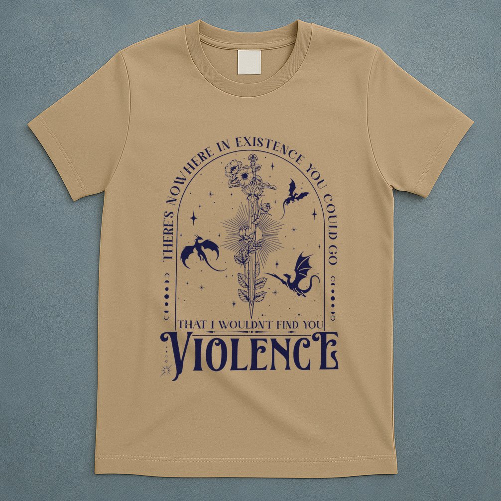 Nowhere In Existence Violence Retro Fantasy Book Dragon T-Shirt