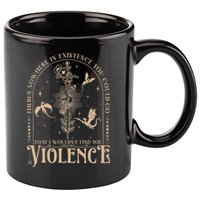 Nowhere In Existence Violence Retro Fantasy Book Dragon 11oz C Handle Ceramic Mug