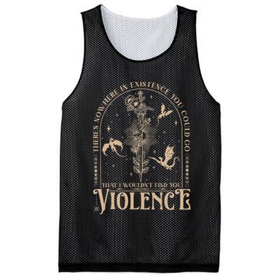 Nowhere In Existence Violence Retro Fantasy Book Dragon Mesh Reversible Basketball Jersey Tank