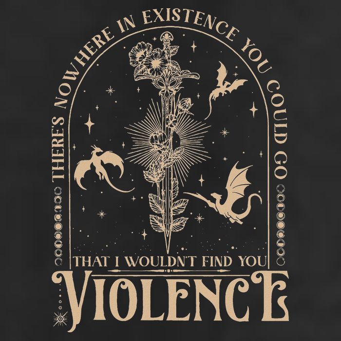 Nowhere In Existence Violence Retro Fantasy Book Dragon 25L Jumbo Tote