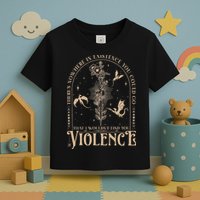 Nowhere In Existence Violence Retro Fantasy Book Dragon Toddler T-Shirt