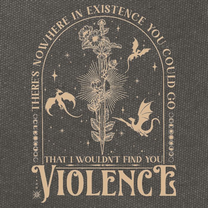 Nowhere In Existence Violence Retro Fantasy Book Dragon Cotton Canvas Backpack
