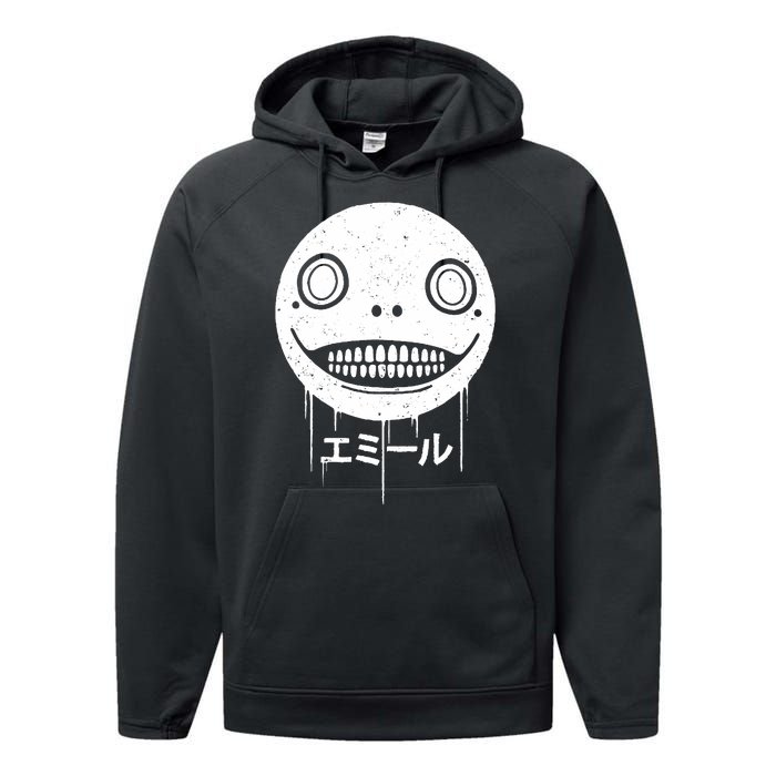 Nier Creepy Face Performance Fleece Hoodie