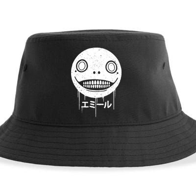 Nier Creepy Face Sustainable Bucket Hat