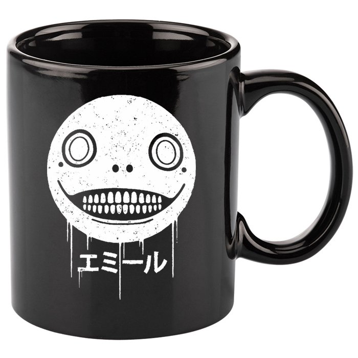 Nier Creepy Face 11oz C Handle Ceramic Mug