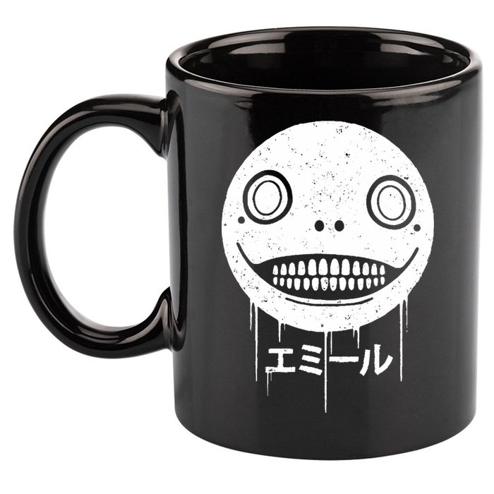 Nier Creepy Face 11oz C Handle Ceramic Mug