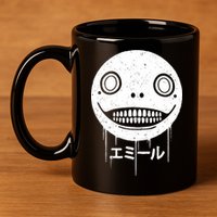 Nier Creepy Face 11oz C Handle Ceramic Mug