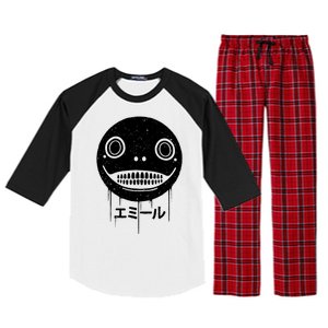 Nier Creepy Face Raglan Sleeve Pajama Set