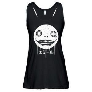 Nier Creepy Face Ladies Essential Flowy Tank