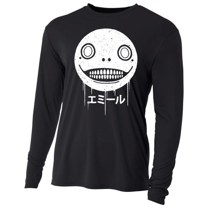 Nier Creepy Face Cooling Performance Long Sleeve Crew