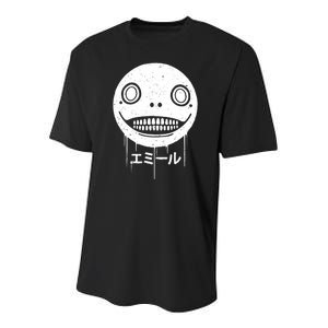 Nier Creepy Face Youth Performance Sprint T-Shirt