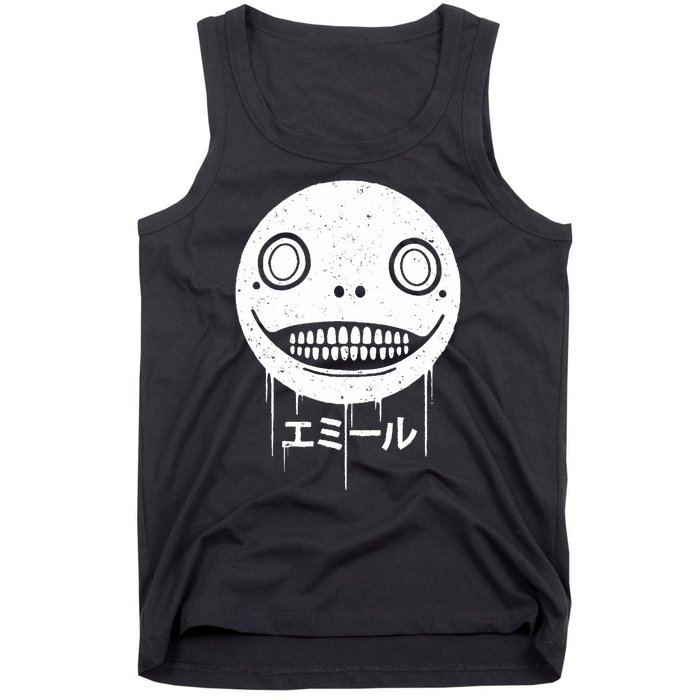 Nier Creepy Face Tank Top