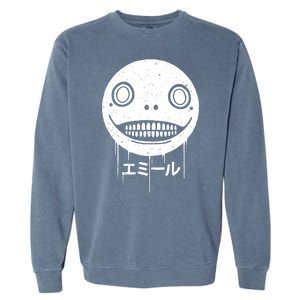 Nier Creepy Face Garment-Dyed Sweatshirt