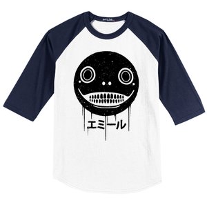 Nier Creepy Face Baseball Sleeve Shirt