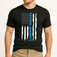Natural Immunity Funny Anti Vaccine Medical Freedom No Vax Cooling Performance Crew T-Shirt