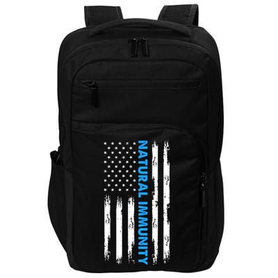Natural Immunity Funny Anti Vaccine Medical Freedom No Vax Impact Tech Backpack