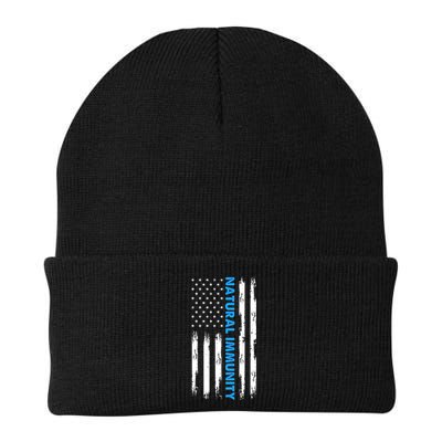 Natural Immunity Funny Anti Vaccine Medical Freedom No Vax Beanie