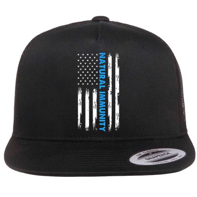 Natural Immunity Funny Anti Vaccine Medical Freedom No Vax Flatbill Hat