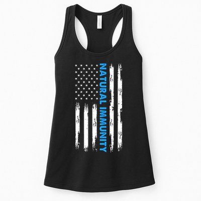 Natural Immunity Funny Anti Vaccine Medical Freedom No Vax Womens Tank Top