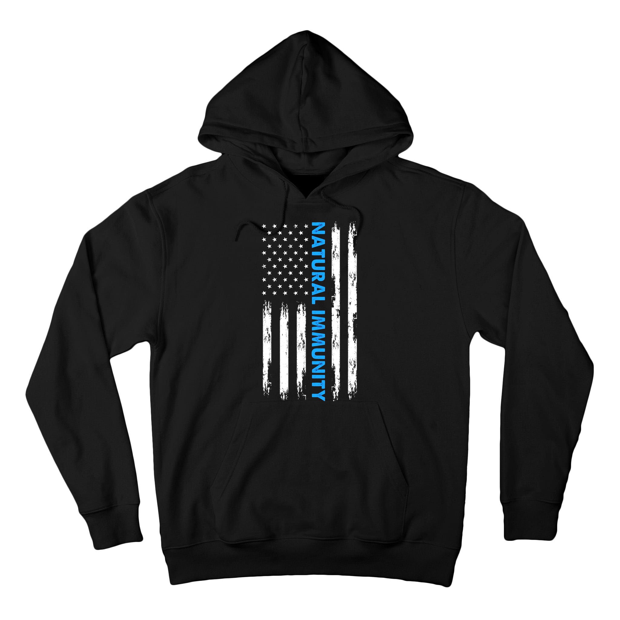 Natural Immunity Funny Anti Vaccine Medical Freedom No Vax Tall Hoodie