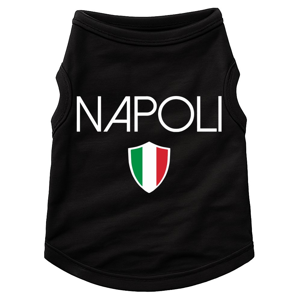 Napoli Italian Flag Naples Italy Soccer Souvenir Doggie Tank