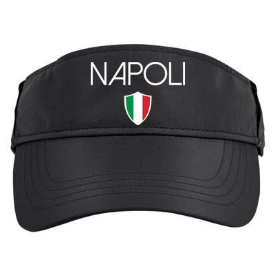 Napoli Italian Flag Naples Italy Soccer Souvenir Adult Drive Performance Visor